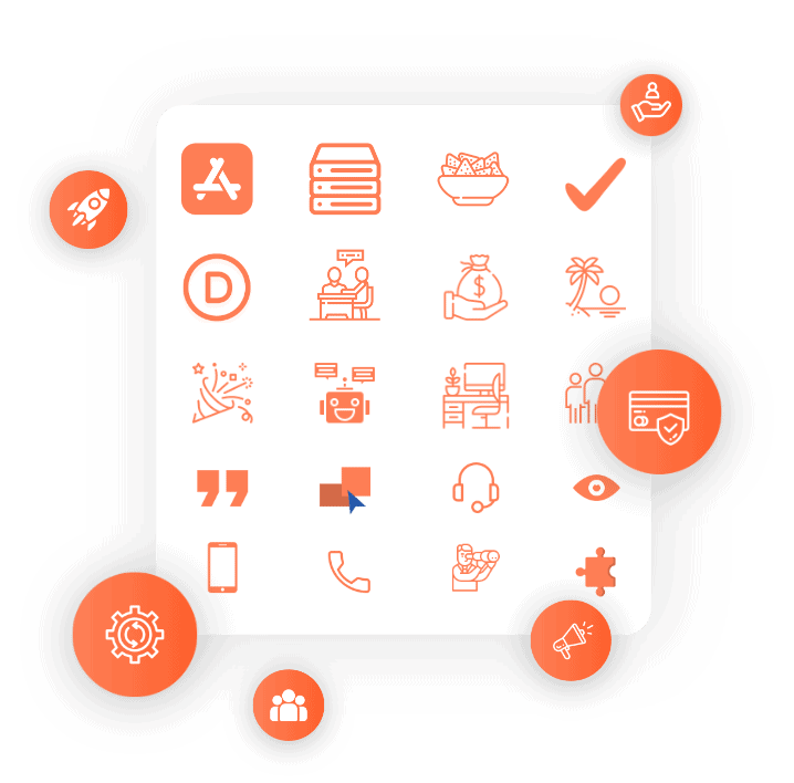 50+ Custom Icons